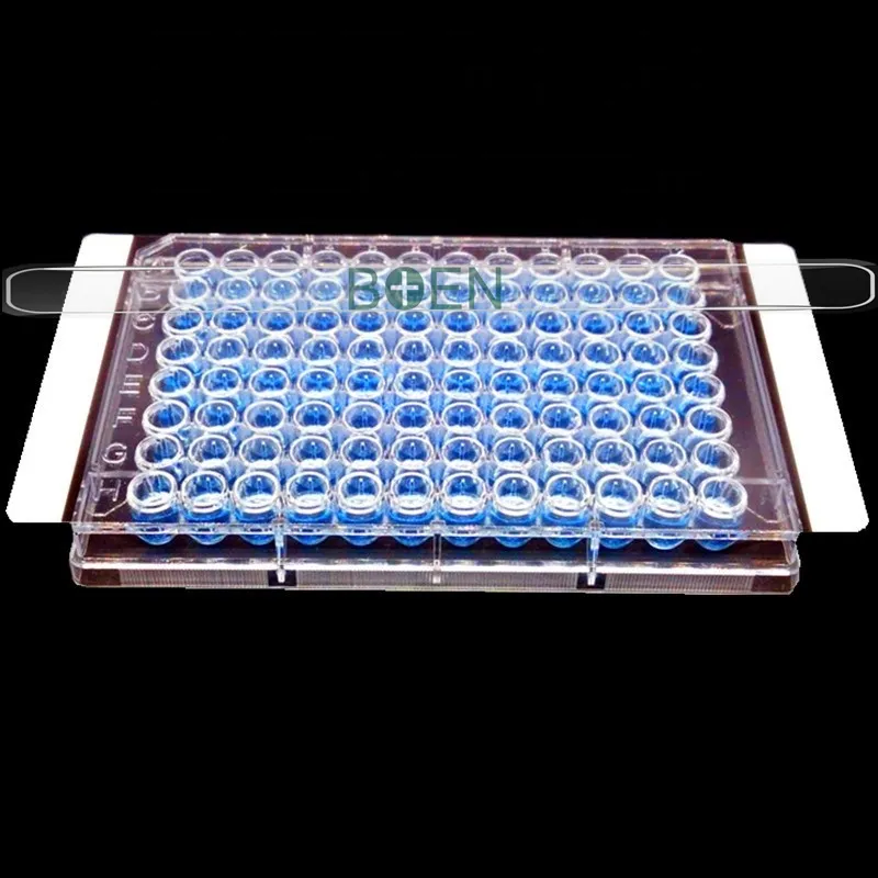 96 Well Elisa PCR Sealing Film Adhesive Film for Microplate Lab Use