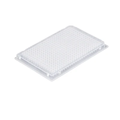 Lab Supplies Alphanumeric 384 Well PCR Plate Microplate Full Skirted White PCR Plates